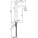 Смеситель Paini Cox 78CR205LLFTLMKM для раковины
