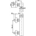 Смеситель Paini F1 F1CR5112SKM для душа