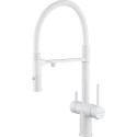 Смеситель Paulmark Magneto Ma213118-431 для кухонной мойки, белый матовый