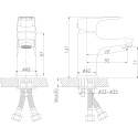 Смеситель Rossinka RS31 RS31-11 для раковины