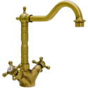 Смеситель Seaman Barcelone SSL-5079 Antique Gold для кухонной мойки