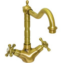 Смеситель Seaman Barcelone SSL-5079 Antique Gold для кухонной мойки