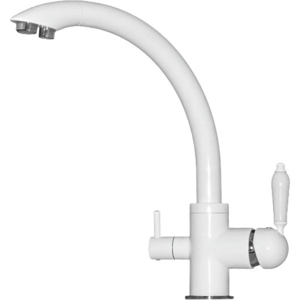 Смеситель Seaman Barcelone SSL-5382 Snow для кухонной мойки