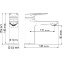 Смеситель Wasserkraft Lopau 3203 для раковины
