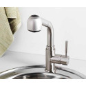 Смеситель Wasserkraft Wern 4266 для кухонной мойки, матовый хром