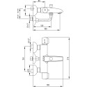 Термостат E.C.A. Thermostatic 102102340EX для ванны и душа