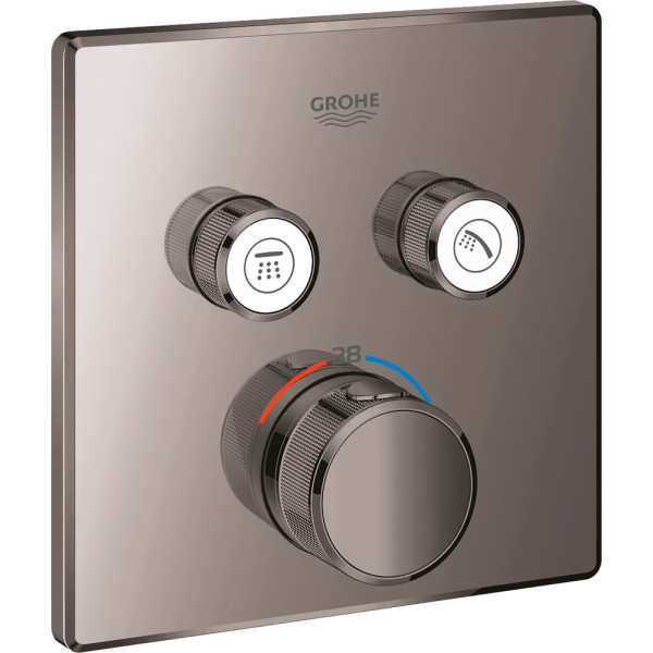 Термостат Grohe Grohtherm SmartControl 29124A00 для ванны с душем, темный графит