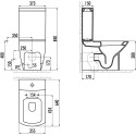 Унитаз-компакт Creavit Thor TH361