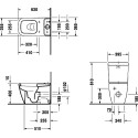 Унитаз-компакт Duravit Happy D.2 2134090000 + ершик