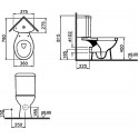 Унитаз-компакт VitrA Arkitekt 9754B003-7200