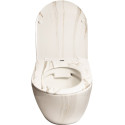 Унитаз подвесной SantiLine SL-5005MRB с микролифтом, под мрамор