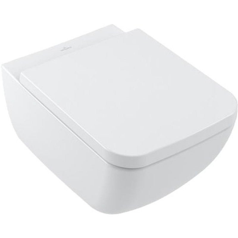 Унитаз подвесной Villeroy & Boch Collaro 4626HSR1 alpin, ceramicplus, сиденье с микролифтом