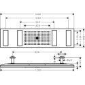 Верхний душ Axor ShowerSolutions 10628000 с подсветкой