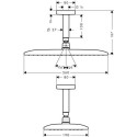 Верхний душ Hansgrohe Raindance E Air 27381000