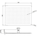 Верхний душ RGW Shower Panels SP-84-30