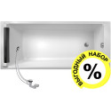 Акриловая ванна Jacob Delafon Spacio E6D161RU-00 170х75 с каркасом + слив-перелив