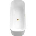 Акриловая ванна Villeroy & Boch Finion UBQ177FIN7N300V101 170x70, кольцо Design золото с подсветкой