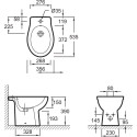 Биде напольное Jacob Delafon Patio EBB0002