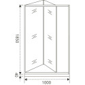 Душевая дверь в нишу Good Door Infinity SD-100-G-CH