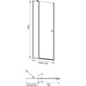 Душевая дверь в нишу IDDIS Ray RAY6CP1i69 110 см