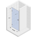 Душевая дверь в нишу Riho Scandic Mistral M101 90 см, L