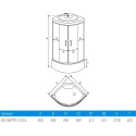 Душевая кабина Erlit Comfort ER3509TP-C3-RUS