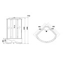 Душевая кабина Niagara Lux 7790G золото