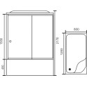 Душевая кабина Royal Bath RB 8120BP6-BT-R