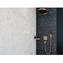Душевая лейка Hansgrohe Rainfinity 100 26867140 шлифованная бронза