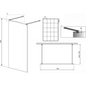 Душевая перегородка Radaway Modo New Black I Factory 160