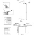 Душевая перегородка Radaway Modo New IV 110x85