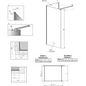 Душевая перегородка Radaway Modo New IV 130x90