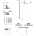 Душевая перегородка Radaway Modo New IV 90x100