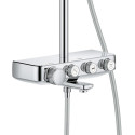 Душевая стойка Grohe Euphoria SmartControl 260 Mono 26510000 с термостатом + средство для металлических поверхностей