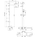 Душевая стойка Lemark Tropic LM7009C