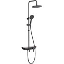 Душевая стойка Lemark Tropic LM7012BL черная