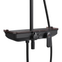 Душевая стойка Lemark Tropic LM7012BL черная