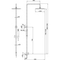 Душевая стойка Paini RS 50CR191ART2P3