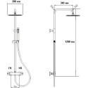 Душевая стойка RGW Shower Panels SP-21