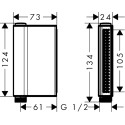 Душевой гарнитур Axor One 45722000