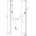 Душевой гарнитур Paini Catania CTCR121L7 хром