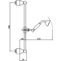 Душевой гарнитур Webert Comfort AC0384015