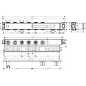 Душевой комплект Axor ShowerSolutions 18357000 + 18312180 + 35282000 + 01700180 + 26050000 + 28626000