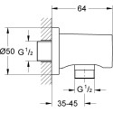 Душевой комплект Grohe Eurosmart 33556002 + 27853001 + 27057000