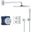 Душевой комплект Grohe Grohtherm 34730000 С ВНУТРЕННЕЙ ЧАСТЬЮ, с термостатом