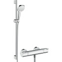 Душевой комплект Hansgrohe Ecostat 1001 CL ВМ 13211000 термостат + душевой гарнитур Croma Select E Multi 26590400