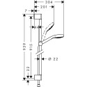 Душевой комплект Hansgrohe Ecostat 1001 CL ВМ 13211000 термостат + душевой гарнитур Croma Select E Multi 26590400