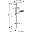 Душевой комплект Hansgrohe Talis E 71740000 + 71710000 + душевой гарнитур