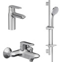Душевой комплект Jacob Delafon Kumin E99447-CP + E99460-CP + E99899RU-CP