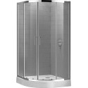 Душевой уголок Cezares ECO-O-R-2-90-C-Cr стекло прозрачное
